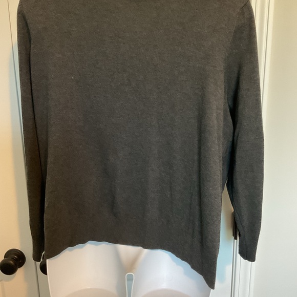 Avenue Charcoal Gray Cardigan 26/28 - Picture 2 of 2